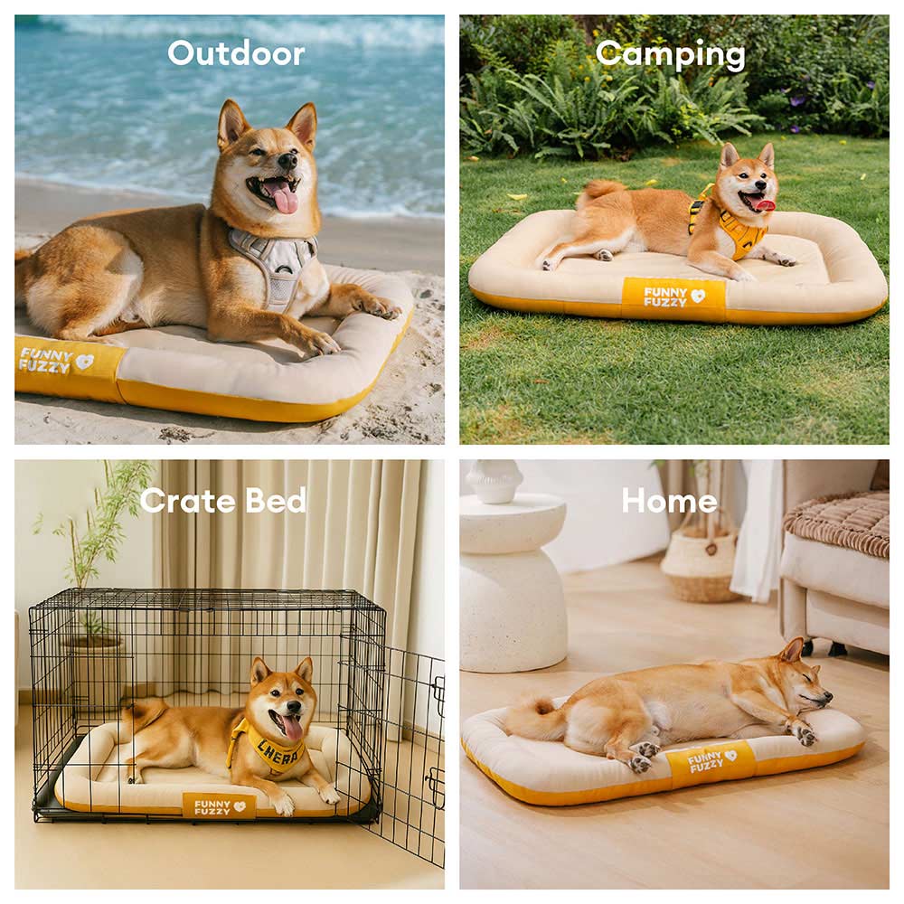 Outdoor Waterproof ＆ Chew-proof Memory Foam Orthopedic Dog Mat - Trek Lounge