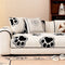 Paw Print Soft Polar Fleece Sofa Protector Non-slip Sofa Cover