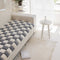 Plush Handmade Color Block Dog Mat Soft Sofa Protector Non-Slip Sofa Cover