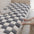 Plush Handmade Color Block Dog Mat Soft Sofa Protector Non-Slip Sofa Cover