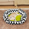 Plush Retreat Chevron Cat Bed-The Warm Hugger