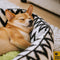 Plush Retreat Chevron Dog Bed-The Warm Hugger