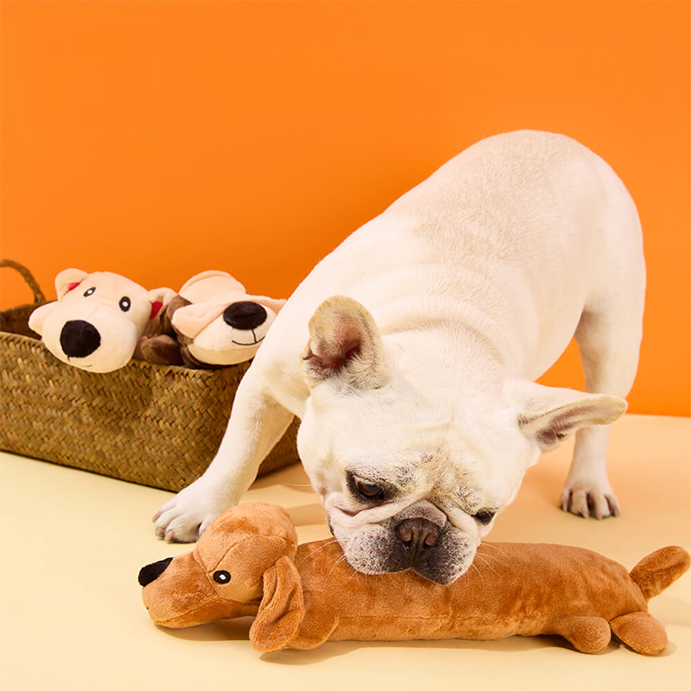 Plush Squeaky Durable Bite-Resistant Dog Chew Toy