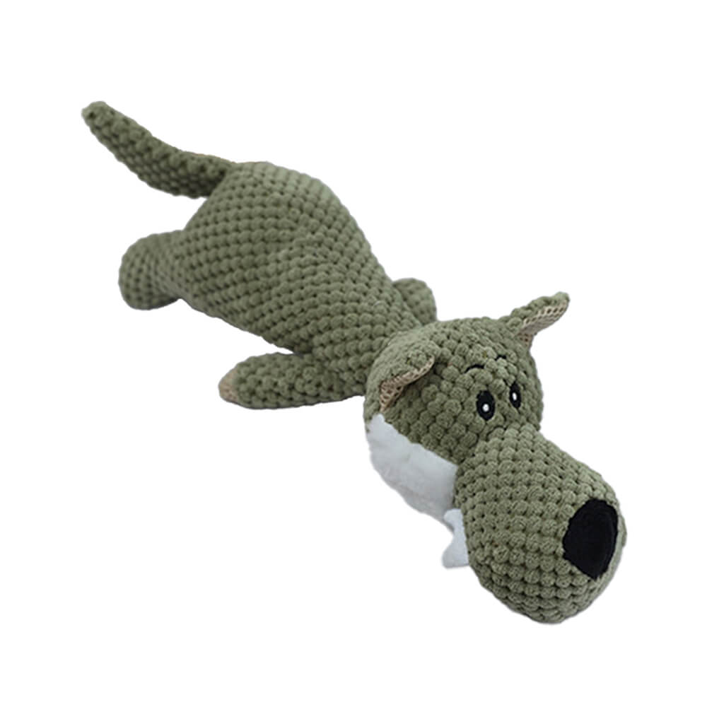 Plush Squeaky Interactive Teething Dog Chew Toy