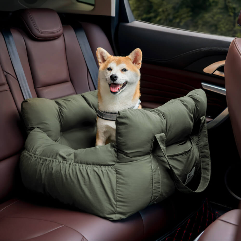 Portable Leisure Outing Pet Bolster Large Dog Car Seat Bed - FUNNYFUZZY