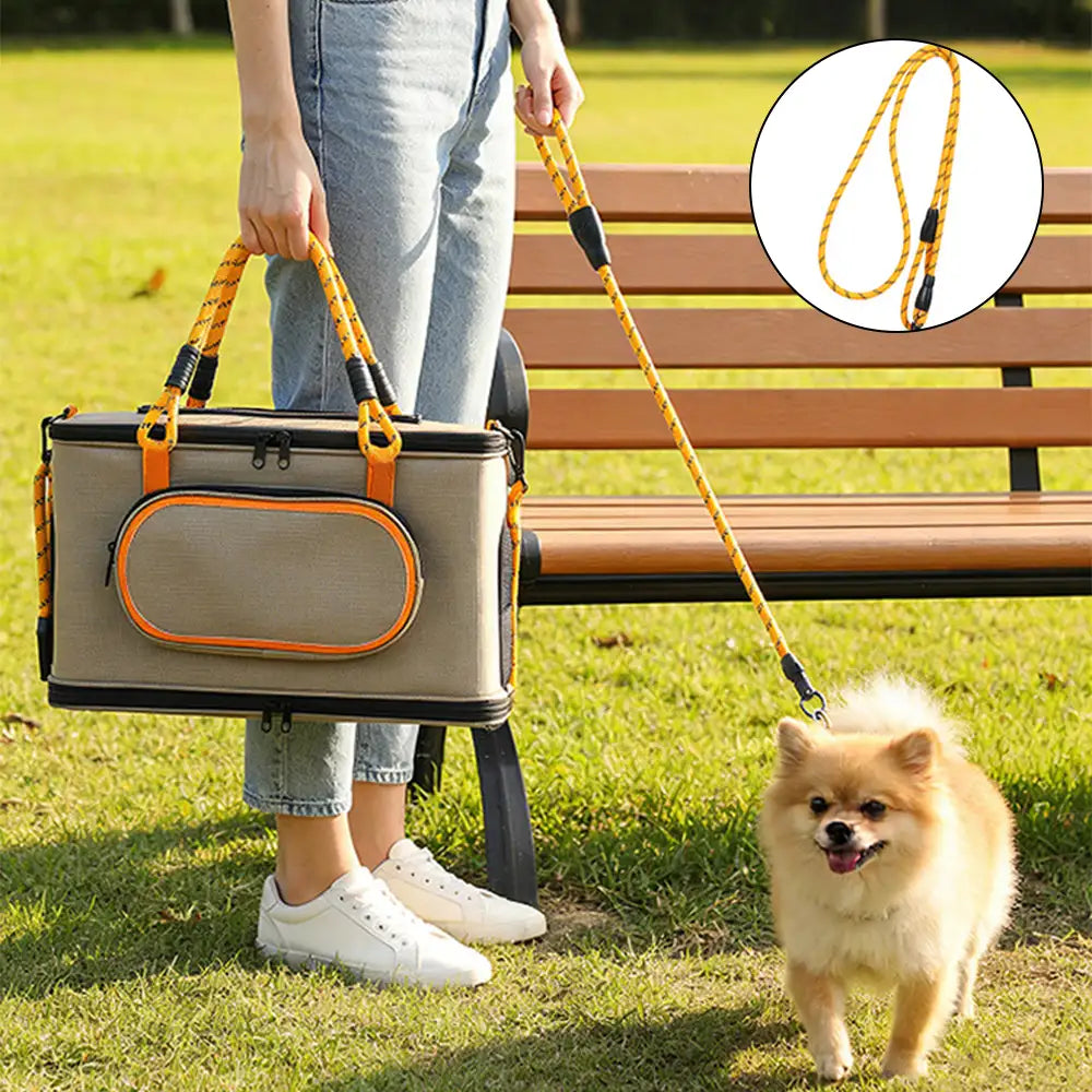 Airline Approved Portable Travel Breathable Cat Carrier Bag for Travel and Airline