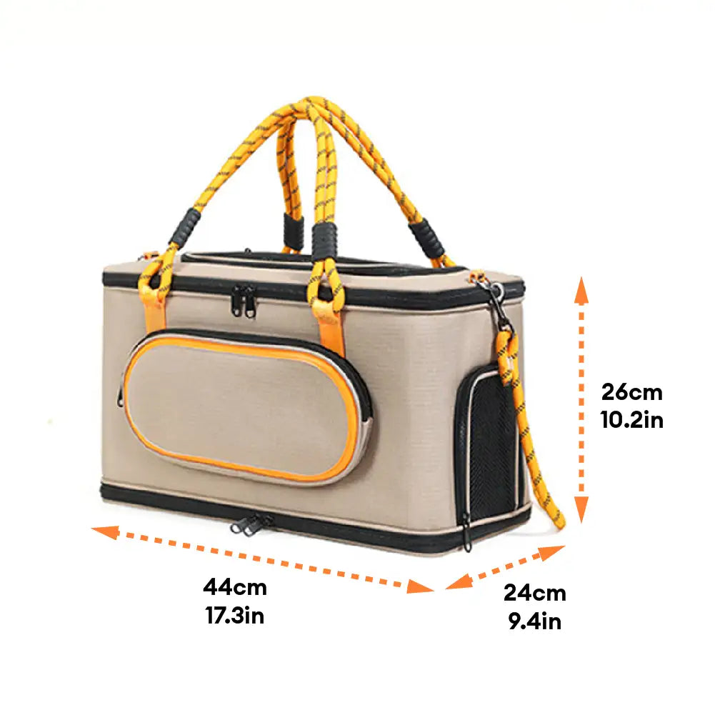 Airline Approved Portable Travel Breathable Cat Carrier Bag for Travel and Airline