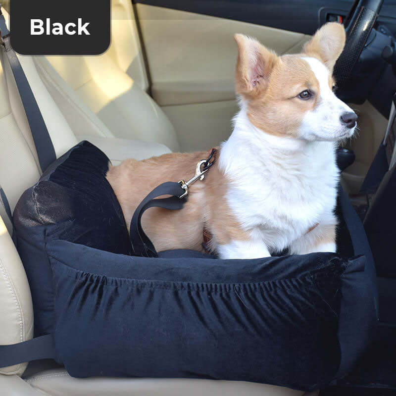 Lit de sécurité amovible pour animaux de compagnie, grand lit de siège de voiture pour chien