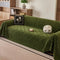 Retro Jungle Jacquard Chenille Anti-Scratch Sofa Protector Couch Cover