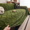 Retro Jungle Jacquard Chenille Anti-Scratch Sofa Protector Couch Cover