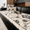 Retro Plush Diamond Pattern Scratch-Resistant Non-Slip Pet Mat Sofa Cover