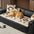 Retro Plush Diamond Pattern Scratch-Resistant Non-Slip Pet Mat Sofa Cover