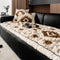 Retro Plush Diamond Pattern Scratch-Resistant Non-Slip Pet Mat Sofa Cover