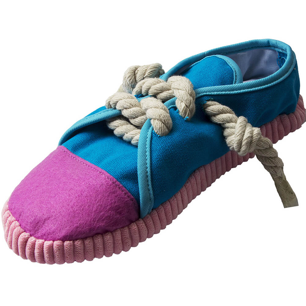 Colorful Shoes Durable Rope Chewing Interactive Dog Toy