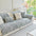 Modern Geometric Soft Plush Non-slip Sofa Protector Sofa Cover