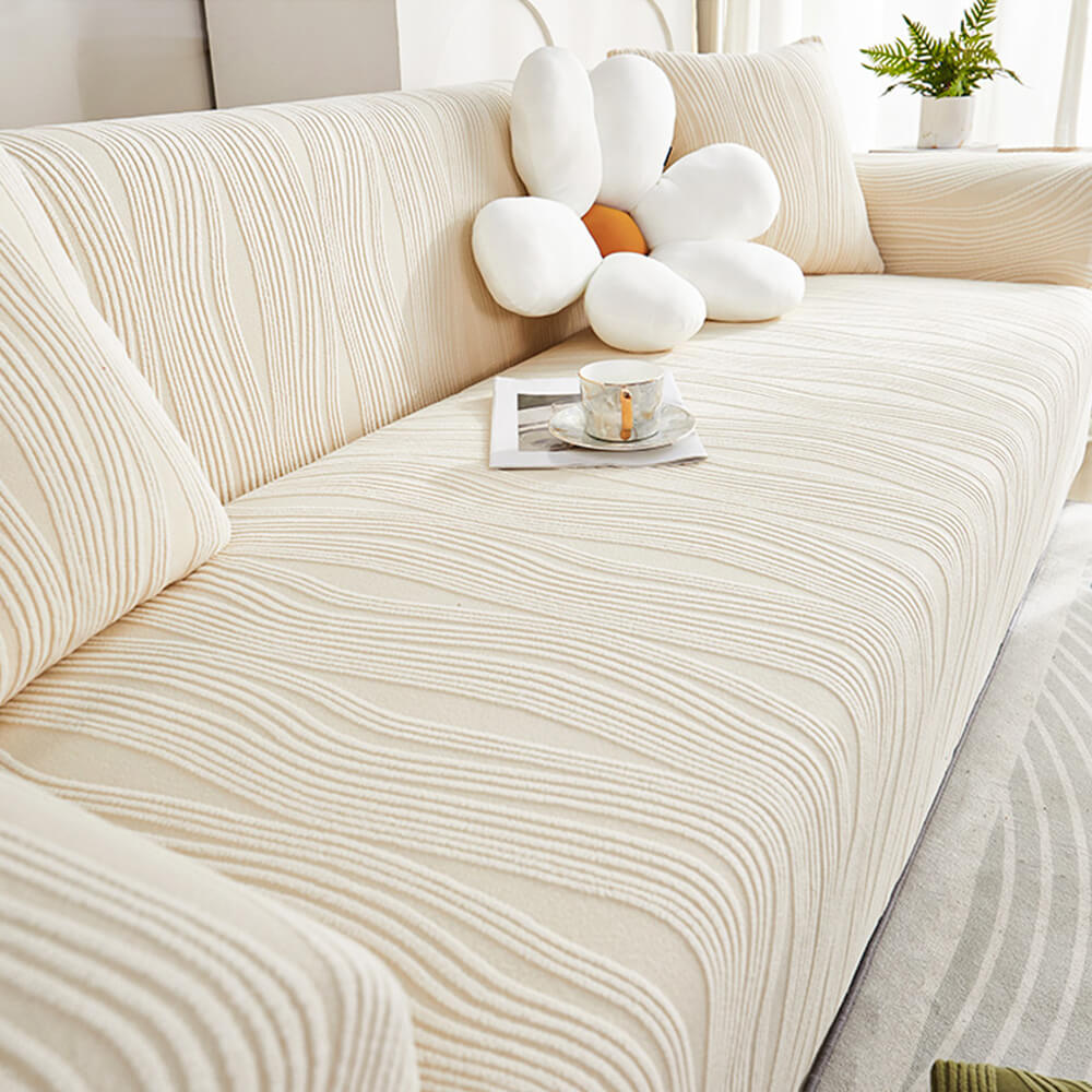 Jacquard Stretch Full-Cover Anti-scratch Outdoor Sofa Cover