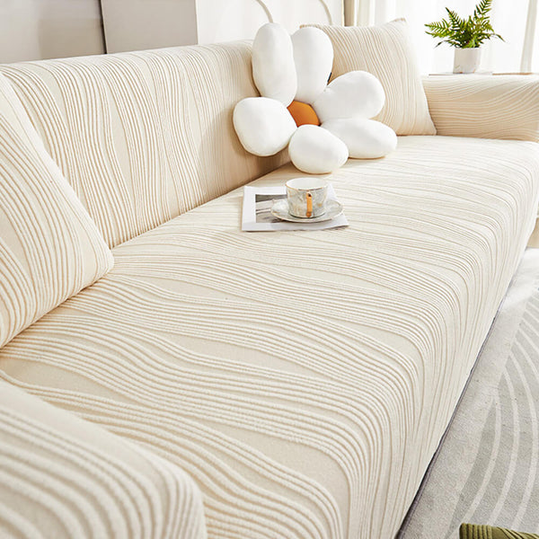 Jacquard Stretch Full-Cover Anti-scratch Outdoor Sofa Cover