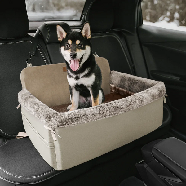 Travel Safety All-Season Bolster Dog Car Seat Bed - BaseCamp