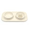 Bol en silicone à double bol pour animaux de compagnie à alimentation lente