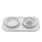 Bol en silicone à double bol pour animaux de compagnie à alimentation lente