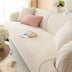 Simple Solid Colour Plush Furniture Protector Outdoor Sofa Cover