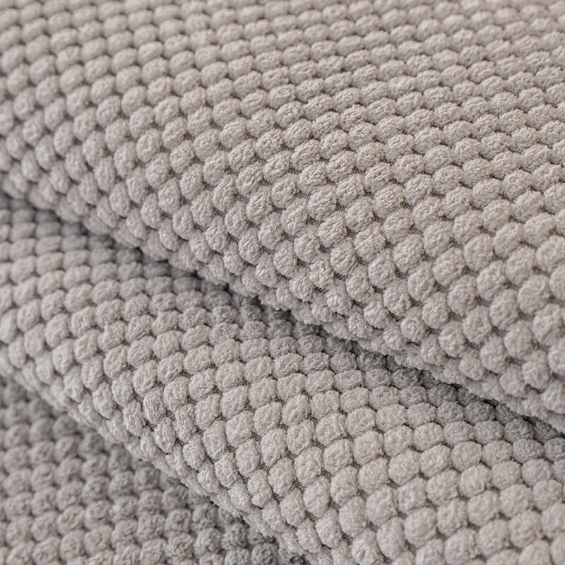 Simple Solid Colour Plush Furniture Protector Outdoor Sofa Cover