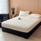Soft Plush Skin-Friendly Mattress Protector Bedding Fitted Sheet Set