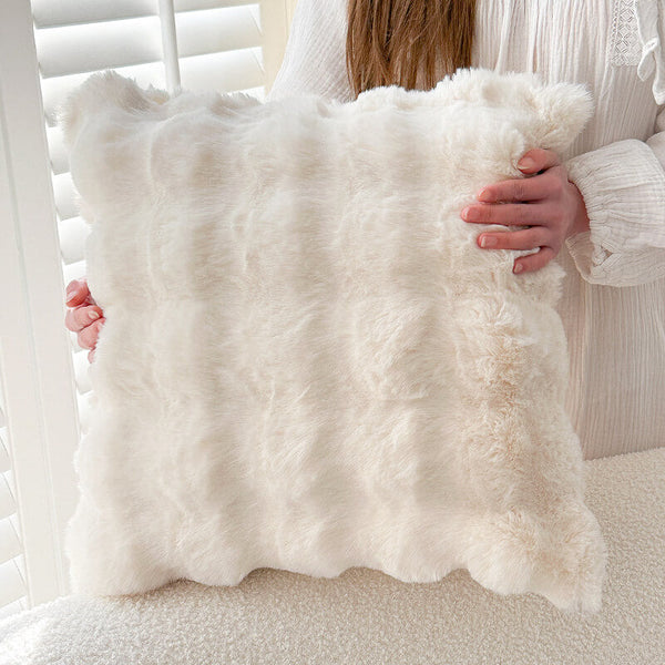 Soft Cushion Reversible Plush Sofa Pillow