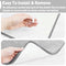 Solid Colour Plush Stair Protectors Non-Slip Tape Free Carpet Stair Treads