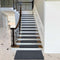 Solid Colour Plush Stair Protectors Non-Slip Tape Free Carpet Stair Treads