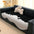 Stylish Irregular Contrast Chenille Scratch-Resistant Non-Slip Sofa Cover