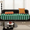 Stylish Striped Ice Silk Breathable Non-Slip Sofa Cover