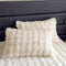 Drap-housse protège-matelas en peluche imitation lapin super doux