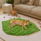 Plush Leaf-Shaped Washable Dog Mat-The Leaf Collector