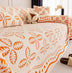 Thickened Jacquard Velvet Leaf Pattern Sofa Decoration Multi-Purpose Blanket Sofa Cover
