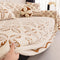 Thickened Jacquard Velvet Leaf Pattern Sofa Decoration Multi-Purpose Blanket Sofa Cover