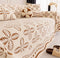 Thickened Jacquard Velvet Leaf Pattern Sofa Decoration Multi-Purpose Blanket Sofa Cover