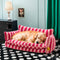 Trendy Striped Faux Lambswool Double Layer Dog & Cat Sofa Bed - Outdoor