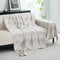 Modern Geometric Cooling Ice Silk Breathable Sofa Blanket Sofa Cover