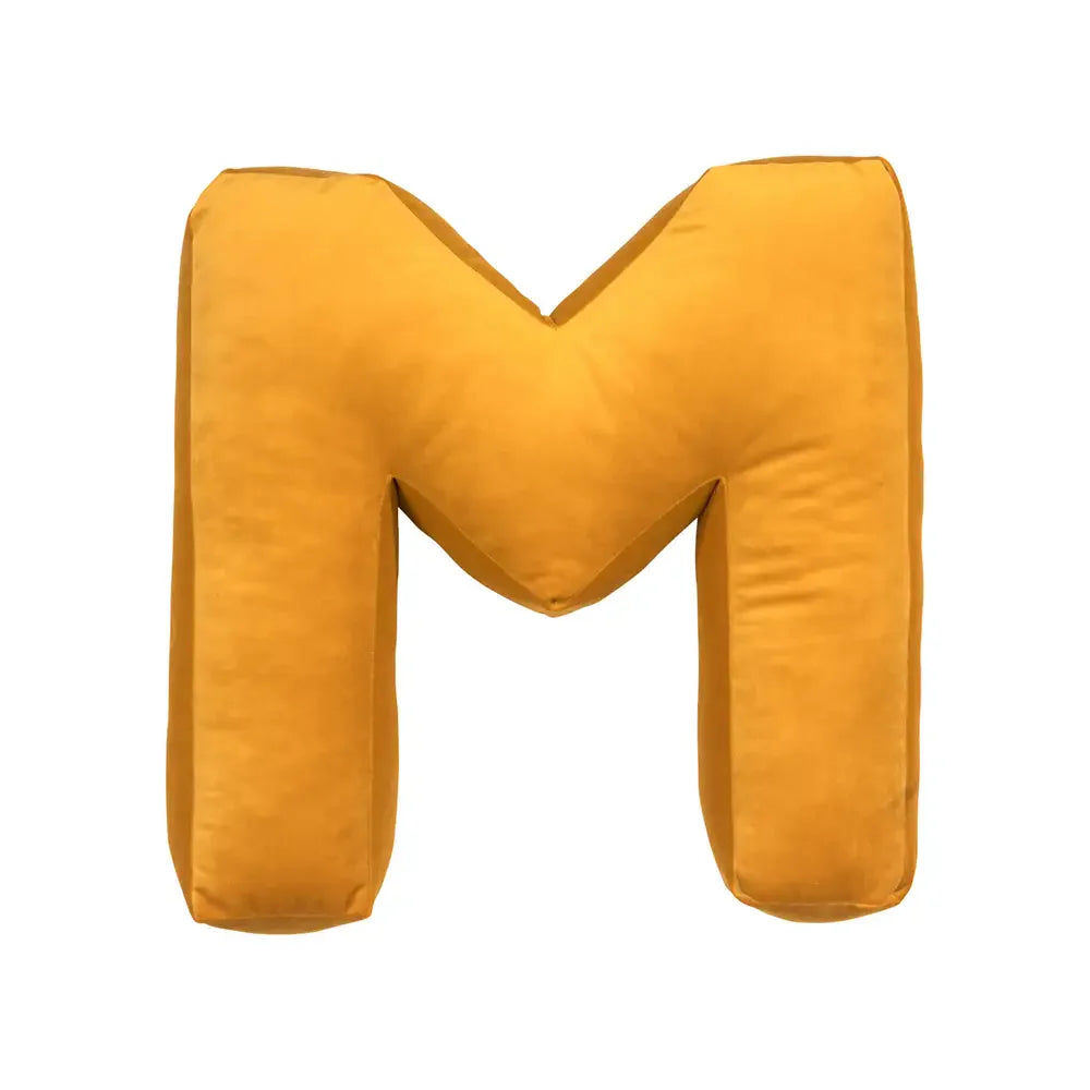 Velvet Letter Hugging Sofa Pillow