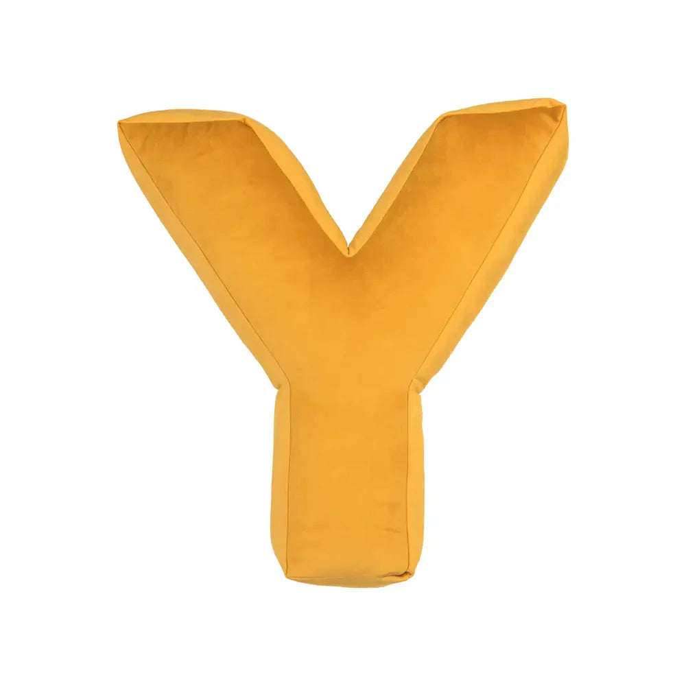 Velvet Letter Hugging Sofa Pillow