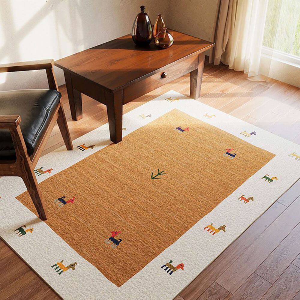 Vintage-Inspired Home Decor Non-Slip Carpet