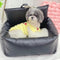 Vintage Floral Faux Leather Waterproof Anti-Scratch Puppy Dog Bed