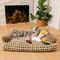 Vintage Leisure Diamond Dog & Cat Sofa Bed - FUNNYFUZZY