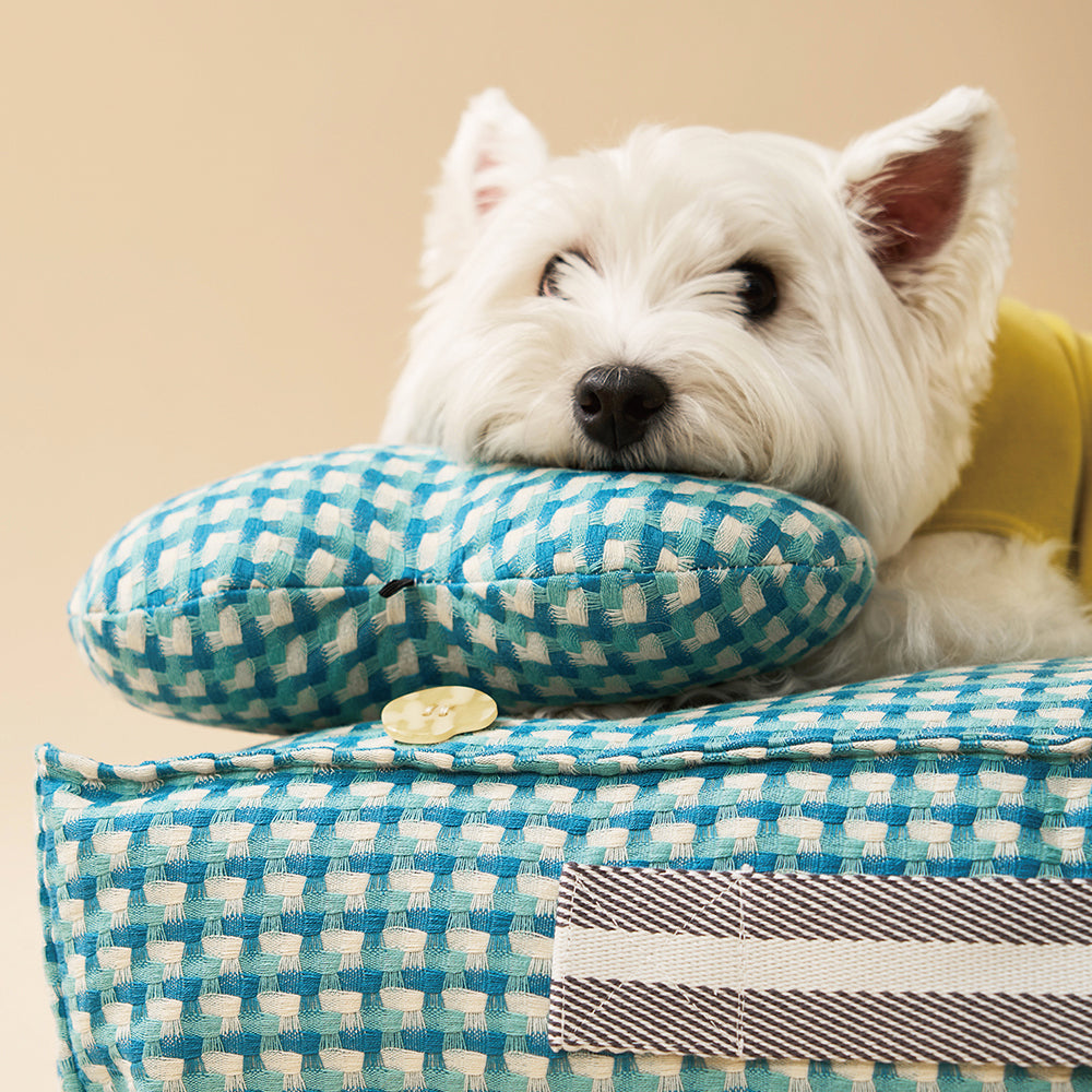 Waffle Shape Sweet Dreams Calming Dog Bed