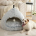 Warm Plush Cozy Hideaway Cat Cave Dog Bed