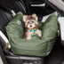 Full Leather Dog Pet Car Seat Bed - Fort - FUNNYFUZZY