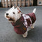Waterproof Vintage Plaid Adjustable Dog Raincoat - All-Weather Protection