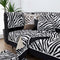 Wild Zebra Print Chenille Furniture Protector Sofa Cover