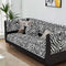 Wild Zebra Print Chenille Furniture Protector Sofa Cover